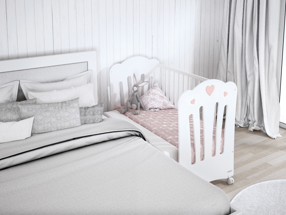 CAMA COSLEEP CORAZONES