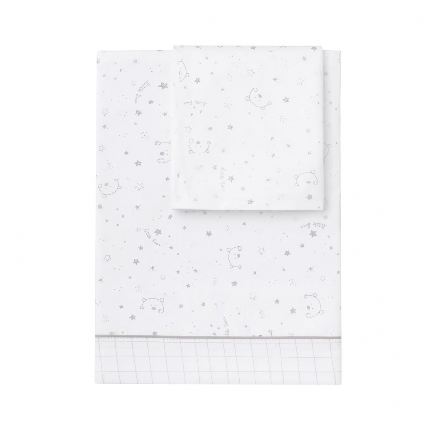 CONJUNTO DE LENÇÓIS PARA BERÇO DE 50X80 (BEAR)