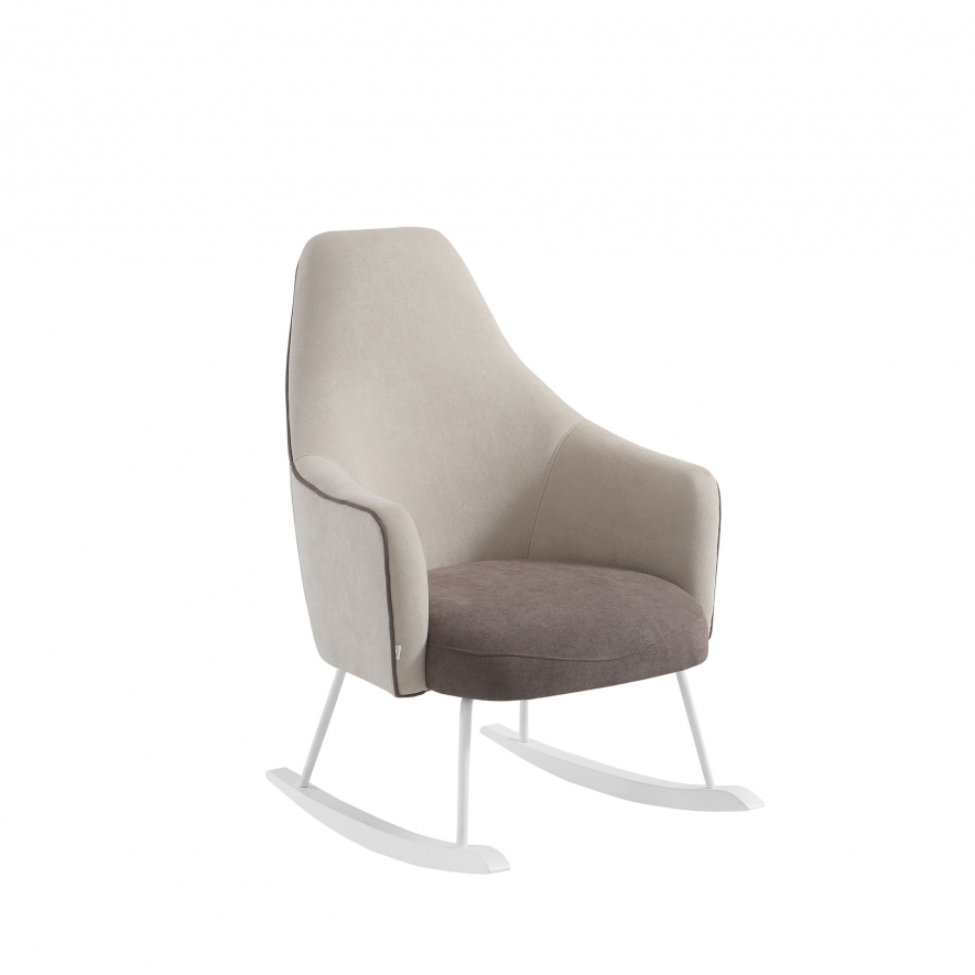 Cadeira de Baloiço Moom (Beige/Marron)