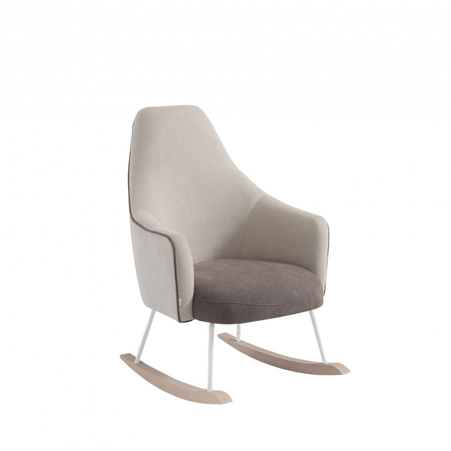 Cadeira de Baloiço Moom (Beige/Marron)