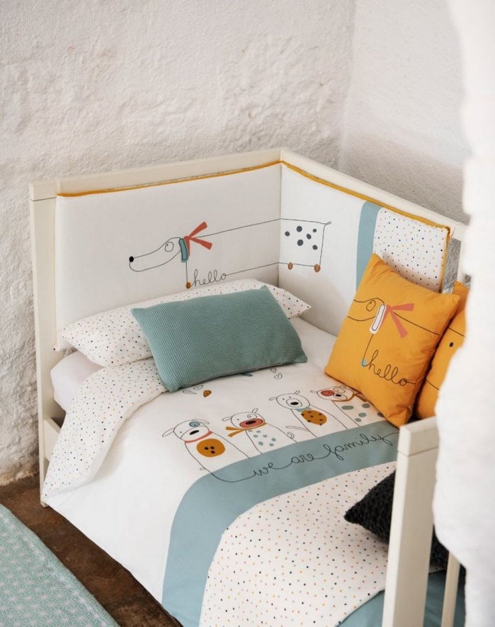 CONJUNTO DE CAMA TRÍPTICO PARA CAMA 60X120 (FAMILY)
