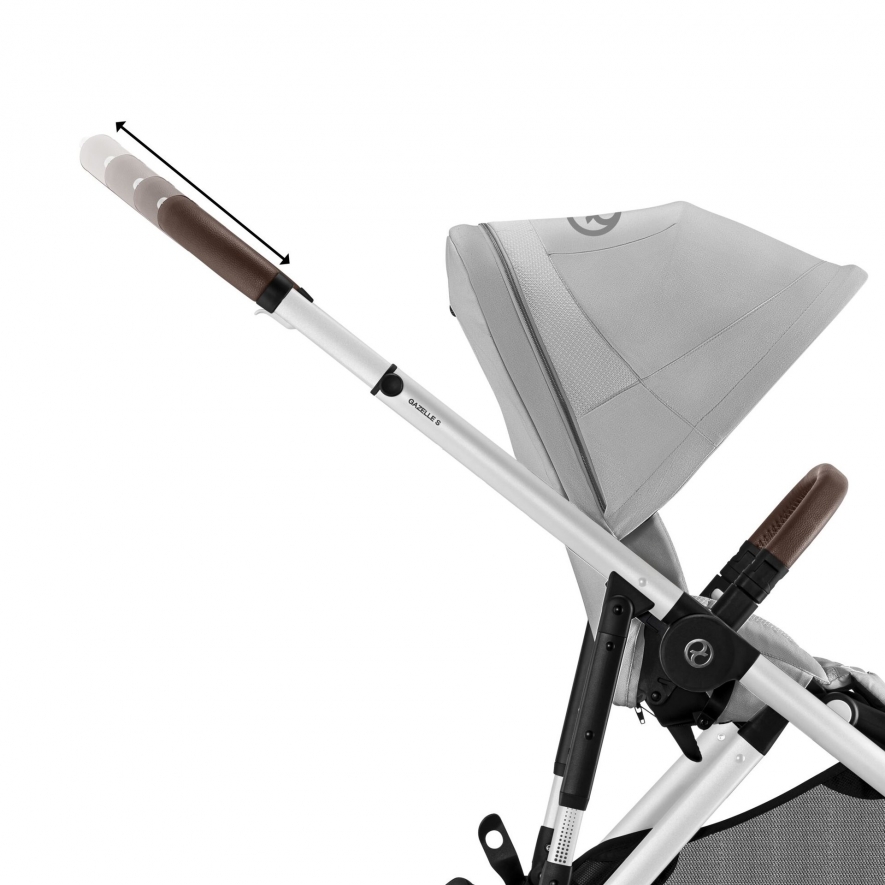 GAZELLE S Lava Grey (Silver Frame)