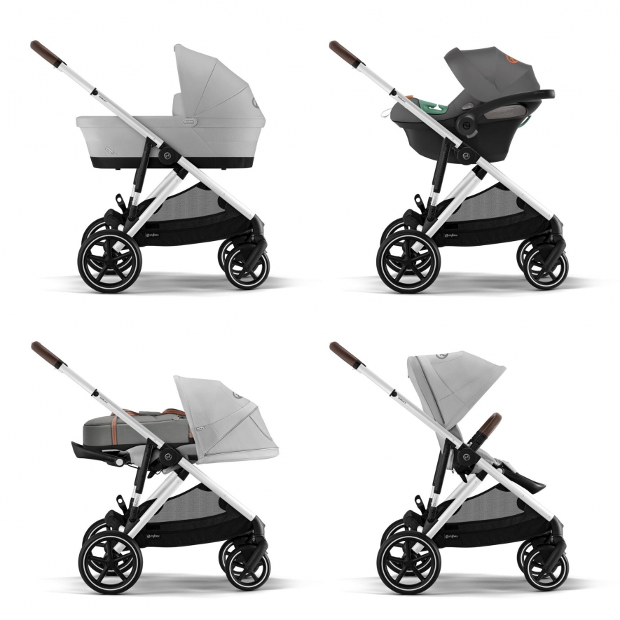 GAZELLE S Lava Grey (Silver Frame)