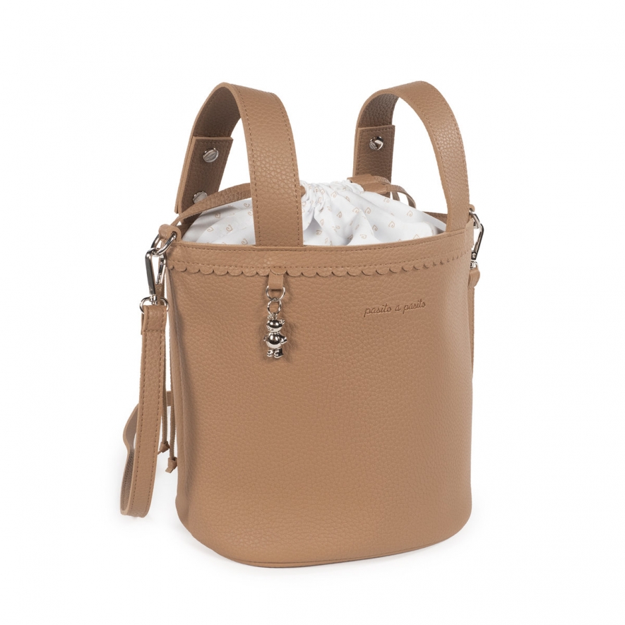 Bolsa Redonda Icon Caramel