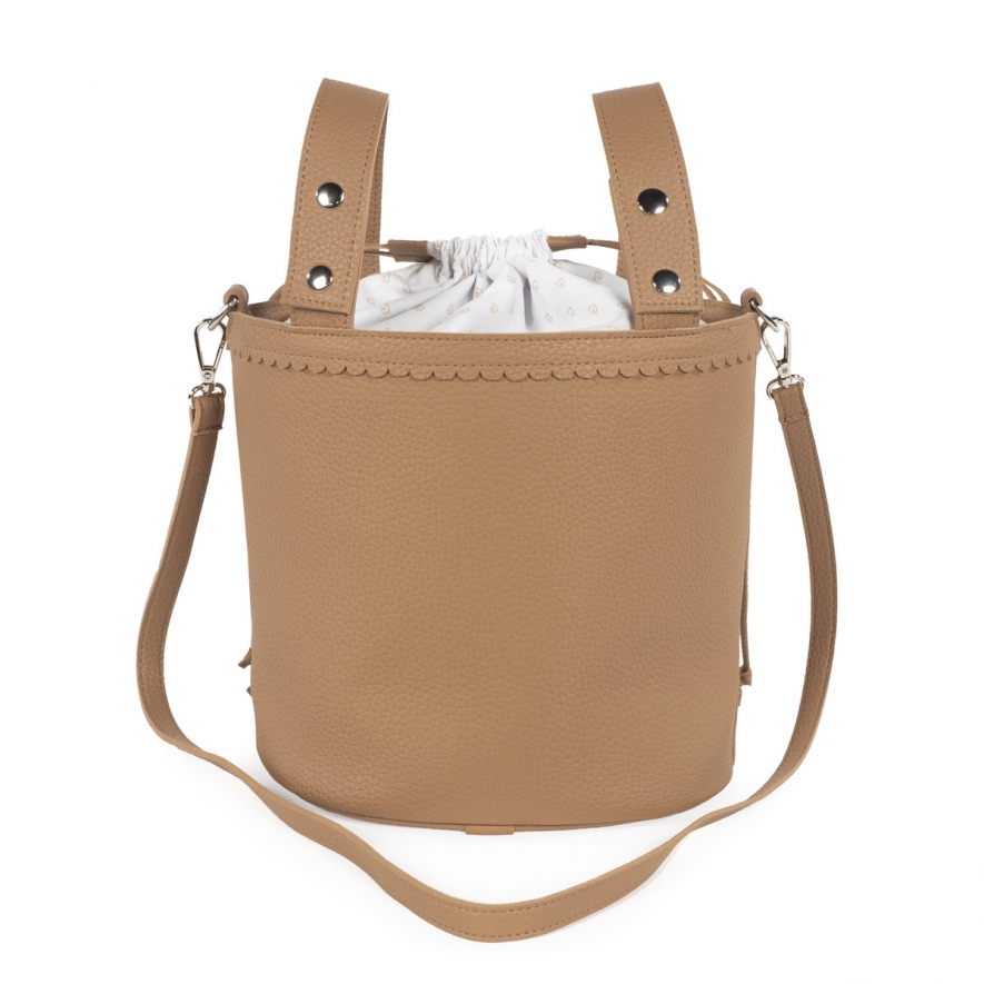 Bolsa Redonda Icon Caramel