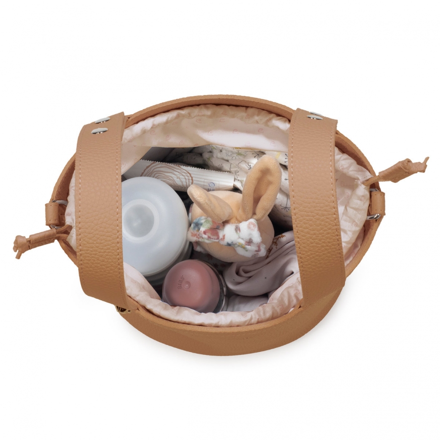 Bolsa Redonda Icon Caramel