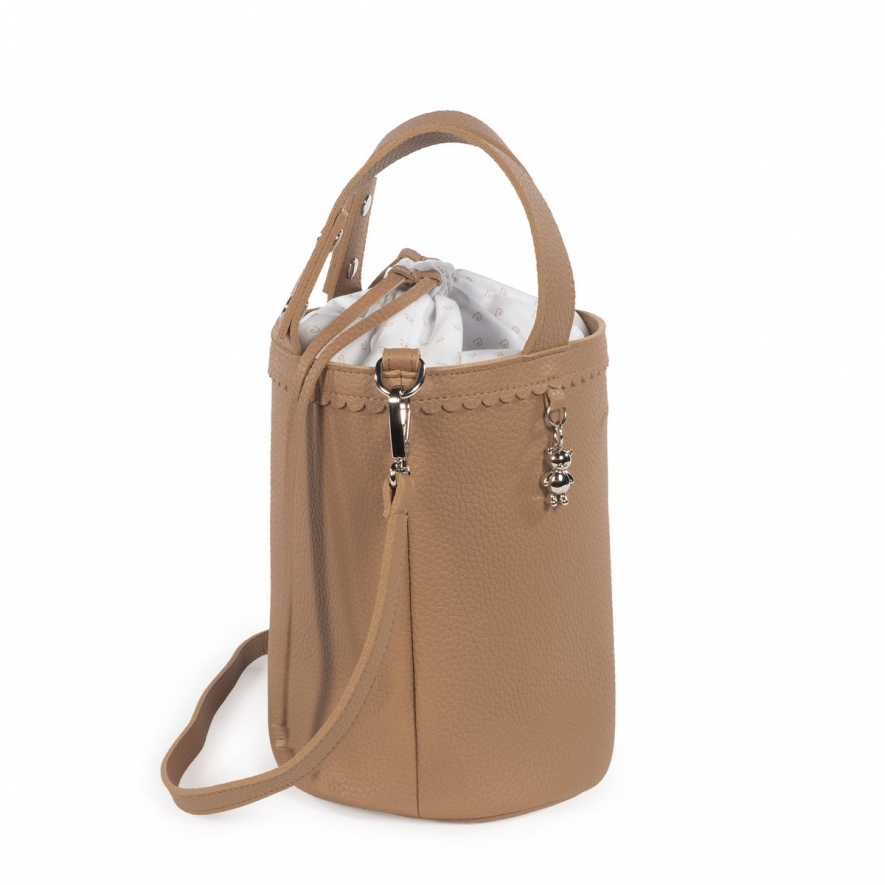 Bolsa Redonda Icon Caramel