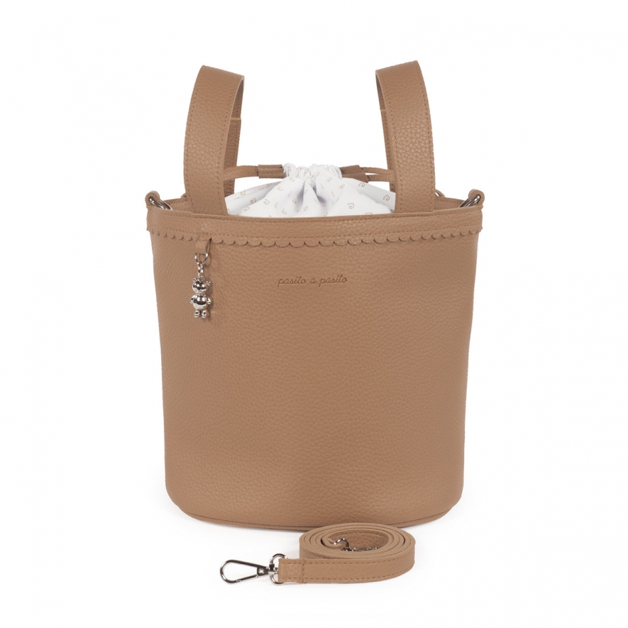 Bolsa Redonda Icon Caramel