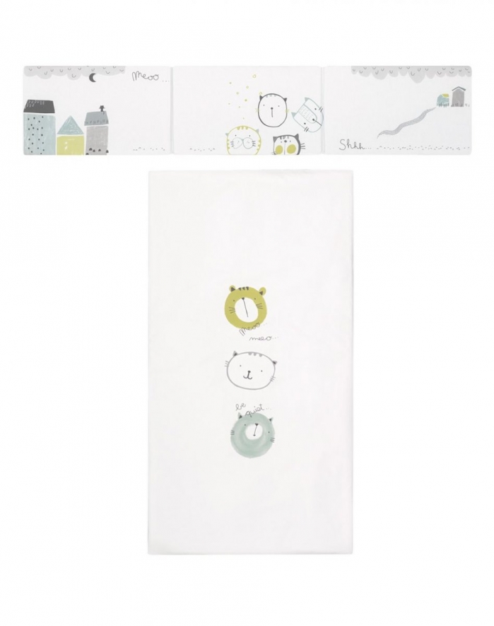 COLCHA + PROTECTOR 70x140 (CATS)
