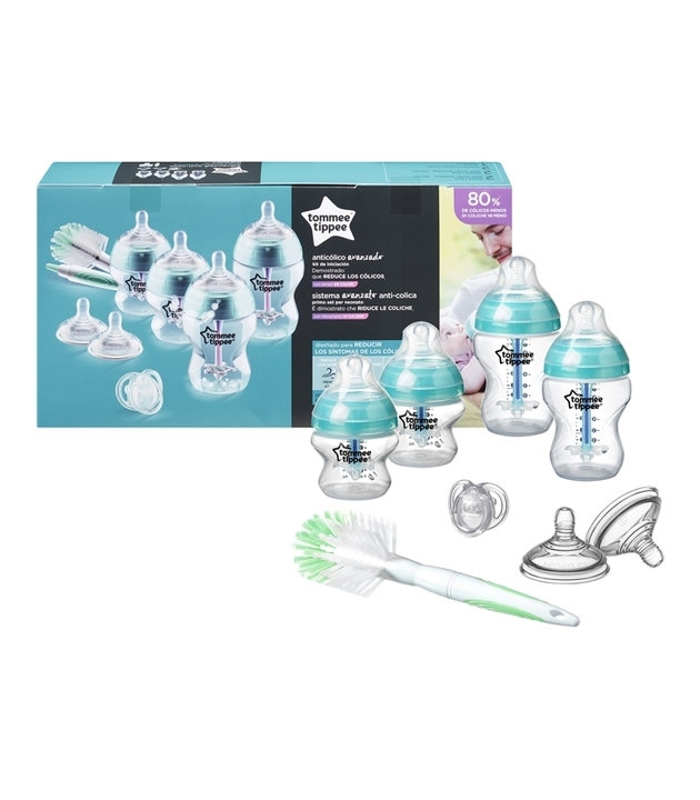 Kit Biberões Anti-Cólicas (Branco)