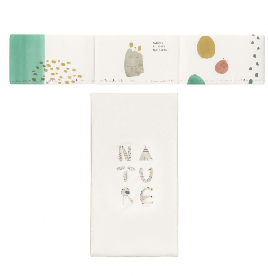 COLCHA + PROTECTOR 60x 120 (Nature)