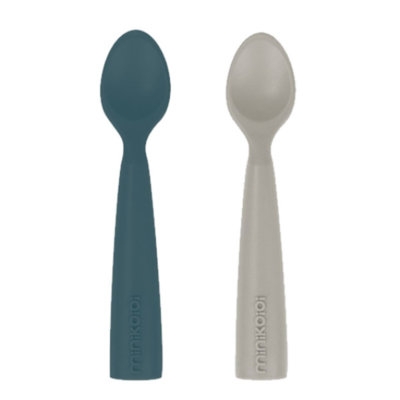 Colheres em Silicone (Deep Blue/Powder Grey)