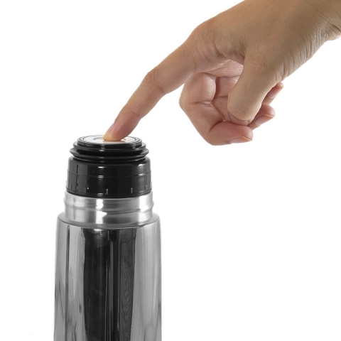 Thermos Deluxe Silver